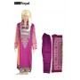 Quality Dress MissRoyal Asian stitched (Purple, Brown) dress in 3 pieces - Size Medium - 1