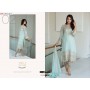 Baroque Aqua Lush Luxury Chiffon Dress vol3 - 02a