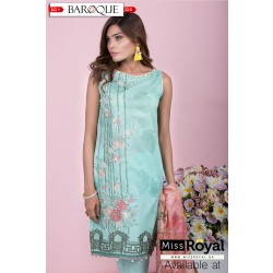 Baroque Aqua Delight Lawn Dress Collection1 - Design5a