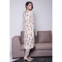 Baroque Perl Perfect Luxury Chiffon Winter Dress - 07-3